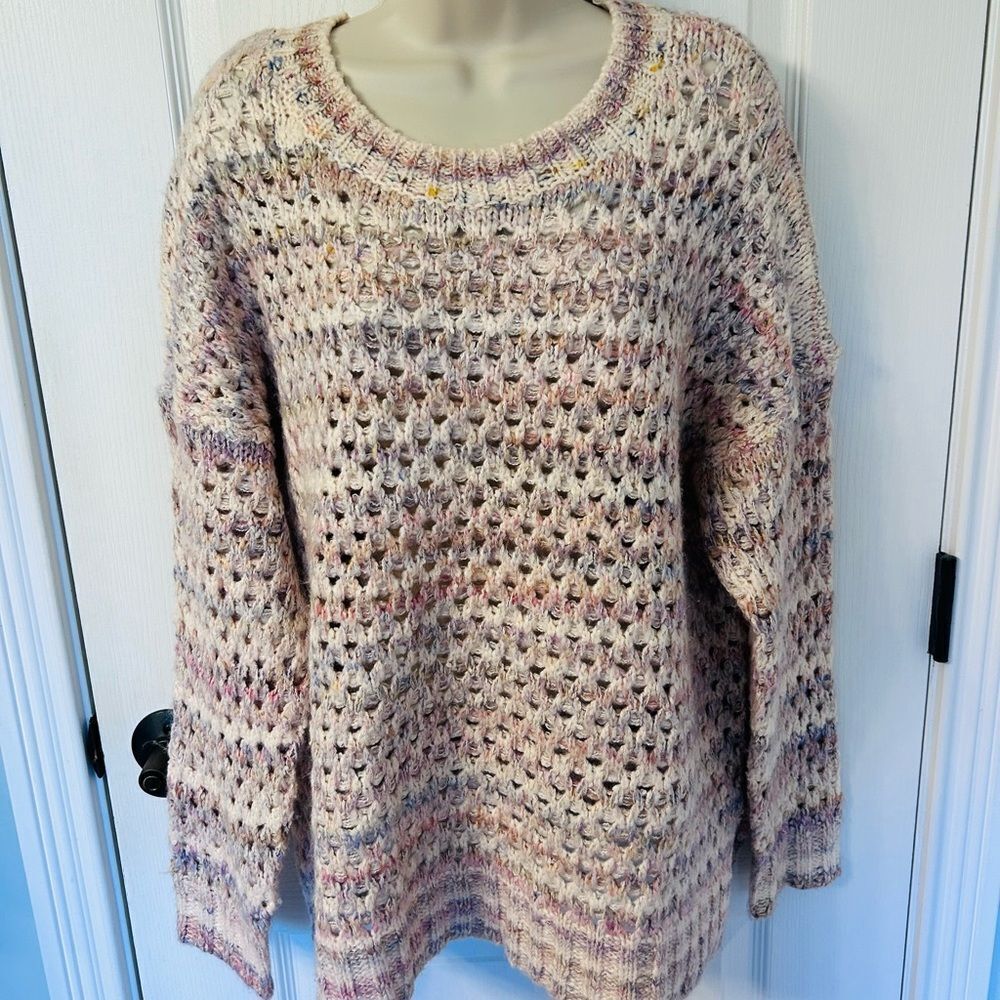 Anthropologie Multi Color Soft & Cozy Knit Sweater!